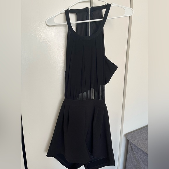 Dance & Marvel Pants - Dance & Marvel Elegant Black Romper